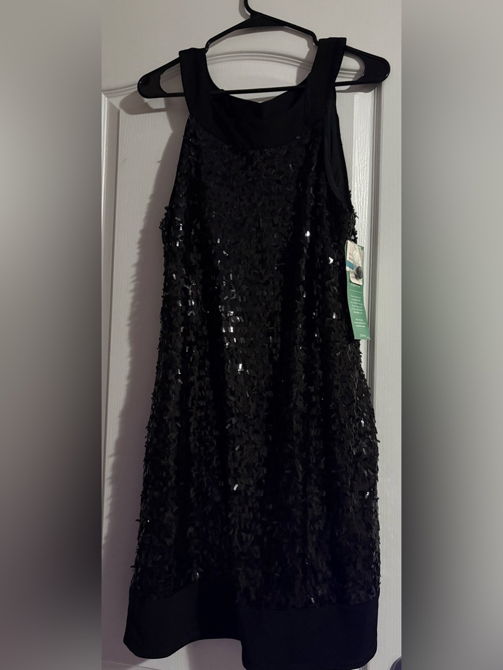 Scarlett Nite Black Sleeveless Sequin Midi Dress